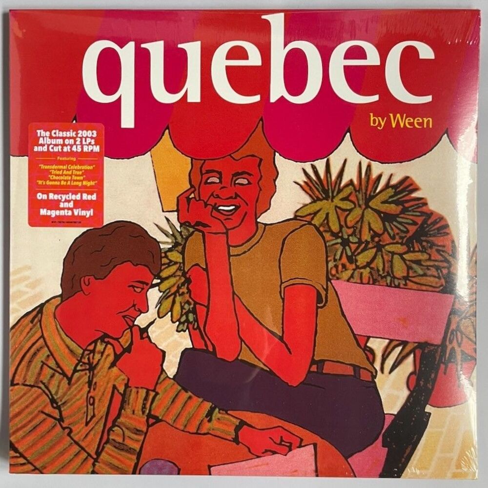 Ween – Quebec – Red and Magenta Double Vinyl, LP, Reissue, Rhino, 2026 NEW
